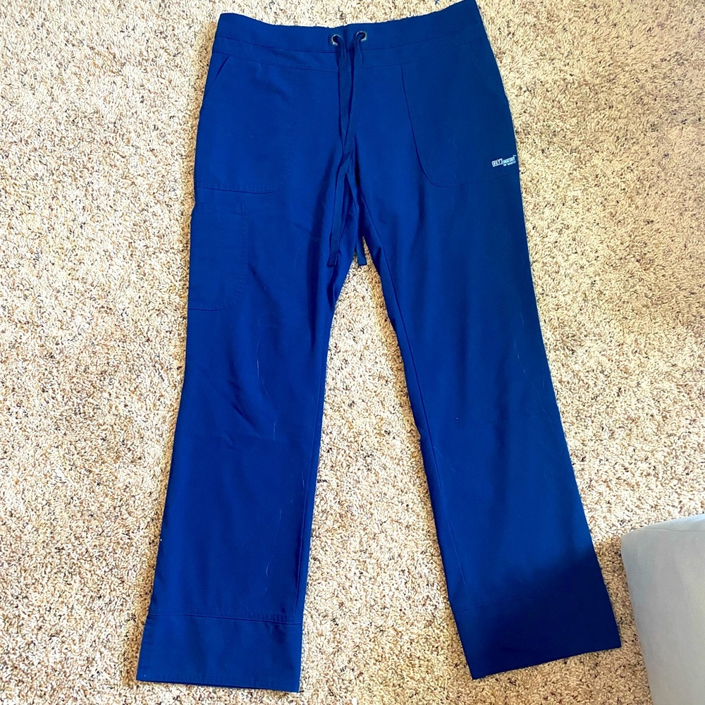 Navy Blue Grey’s Anatomy Scrub Bottoms
